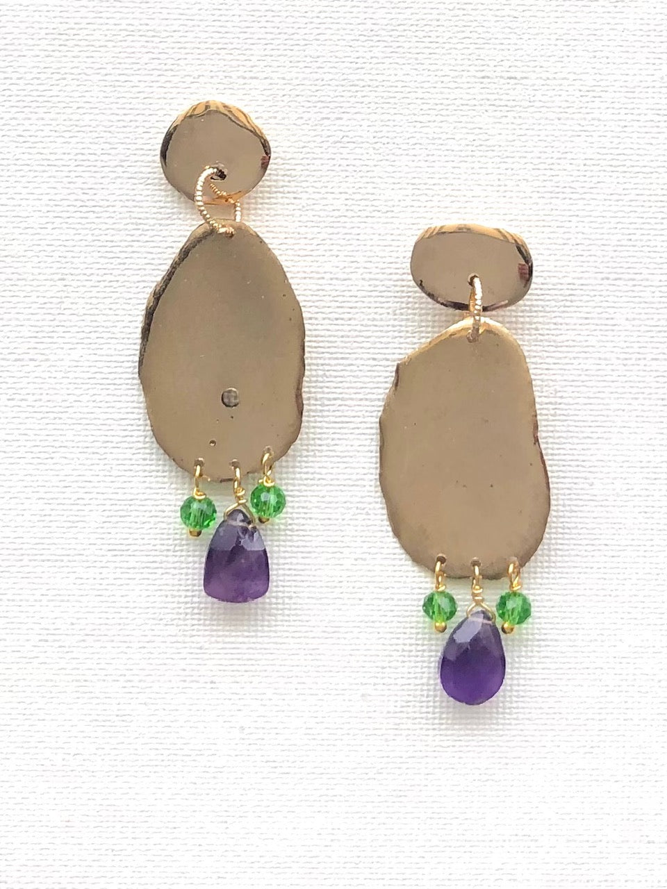Iman - boucles d'oreilles en bronze
