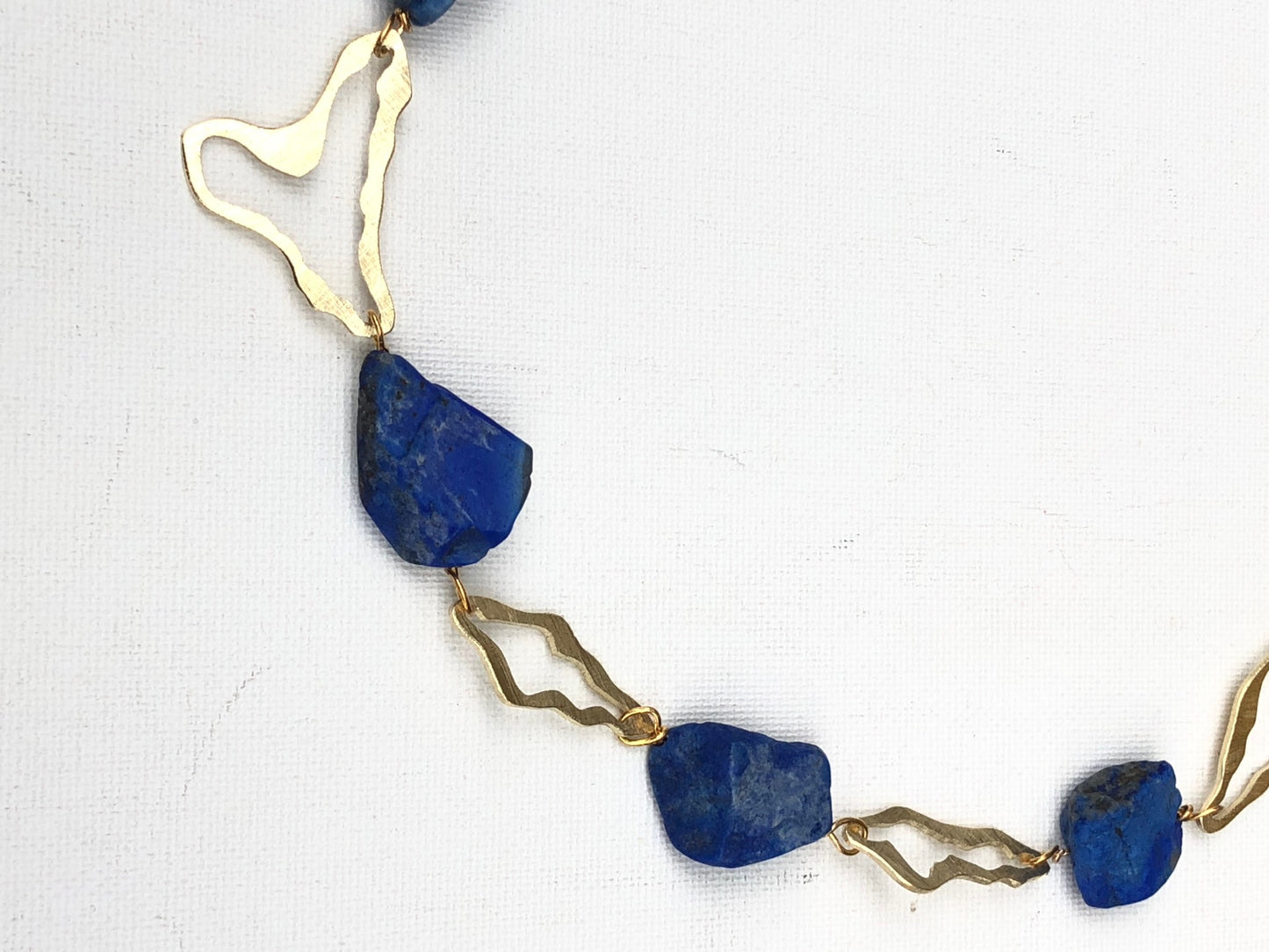 Ioudy - collier près du cou en lapis lazuli naturelles d'Afghanistan